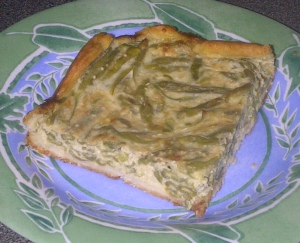 quiche aux haricots verts et au comté 2