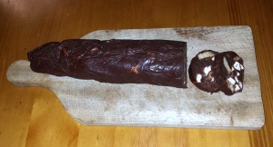 saucisson au chocolat