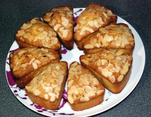 cakes aux amandes 1